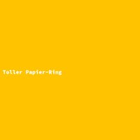 Toller Papier-Ring