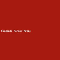 Elegante Marmor-Mütze