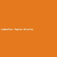 Lively Paper Toilet Seat