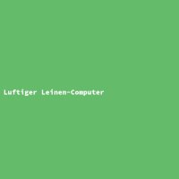 Luftiger Leinen-Computer