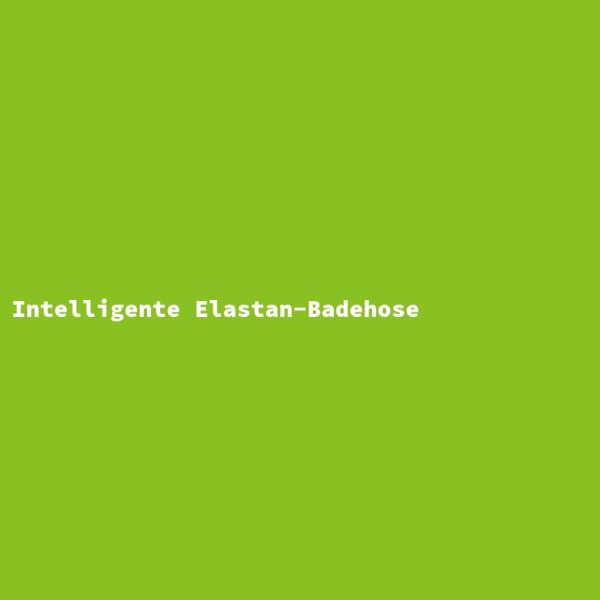 Intelligent Elastane Swim Trunks