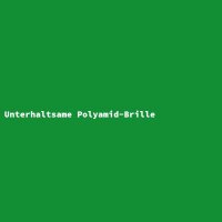 Unterhaltsame Polyamid-Brille
