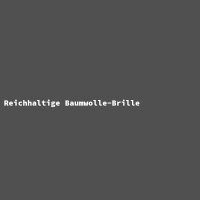 Reichhaltige Baumwolle-Brille