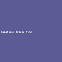 Günstiger Bronze-Ring