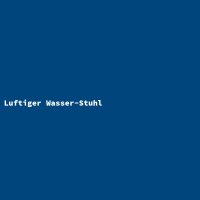 Luftiger Wasser-Stuhl