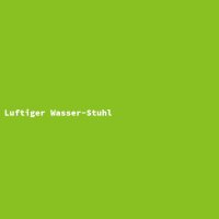 Luftiger Wasser-Stuhl