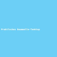 Practical Cotton Tank Top