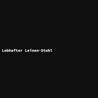 Lebhafter Leinen-Stuhl