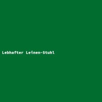 Lebhafter Leinen-Stuhl
