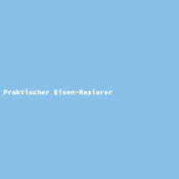 Praktischer Eisen-Rasierer