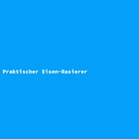 Praktischer Eisen-Rasierer