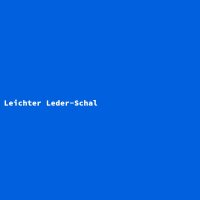 Leichter Leder-Schal
