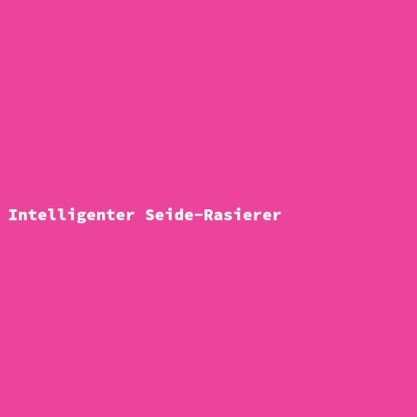 Intelligent Silk Razor