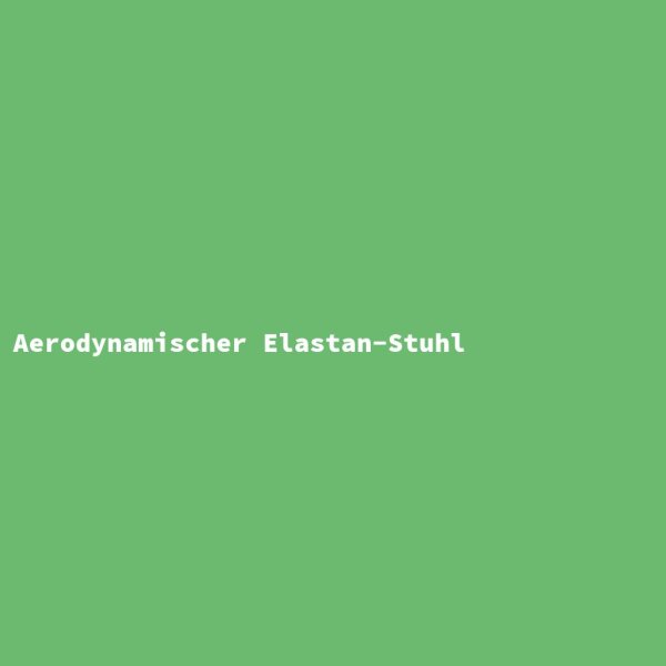 Aerodynamic Elastane Chair