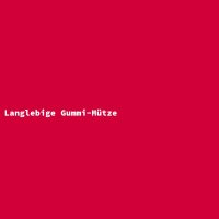 Langlebige Gummi-Mütze