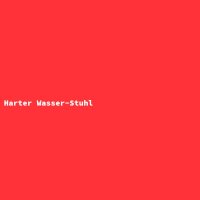 Hard Water Chair