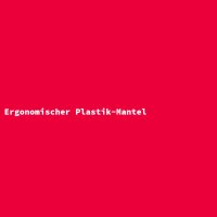 Ergonomic Plastic Coat