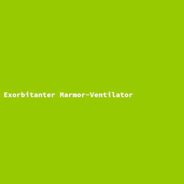 Exorbitant Marble Fan