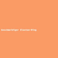 Geschmeidiger Elastan-Ring
