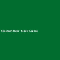 Geschmeidiger Seide-Laptop