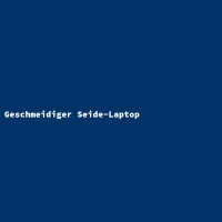 Geschmeidiger Seide-Laptop