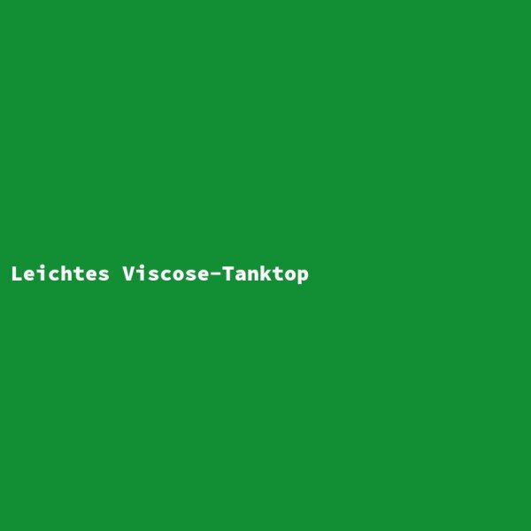 Light Viscose Tank Top