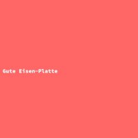 Good Iron Plate