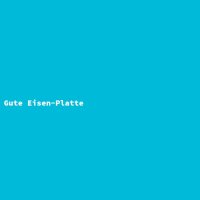 Good Iron Plate