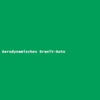 Aerodynamic Granite Car