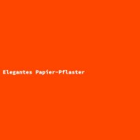 Elegant Paper Band-Aid