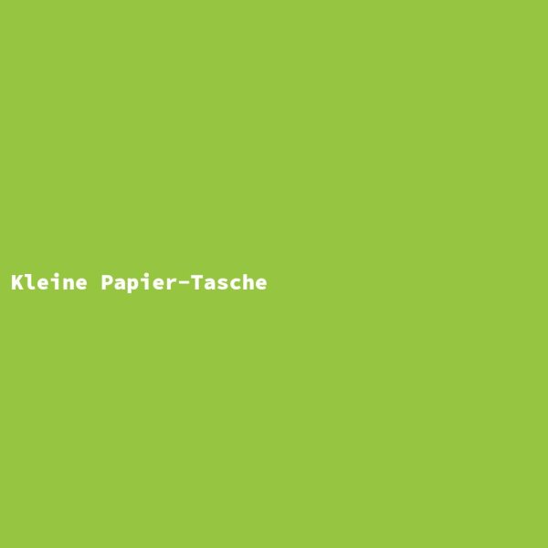 Small Paper Bag